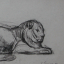 Gaston SUISSE (1896-1988) - Lion couché.